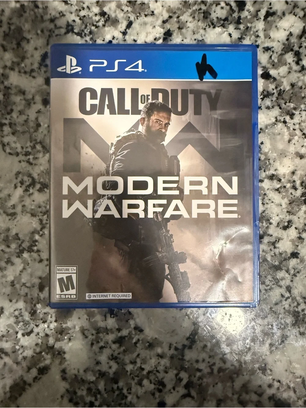 Sony PS4 Modern Warfare – Black & Blue Cover
